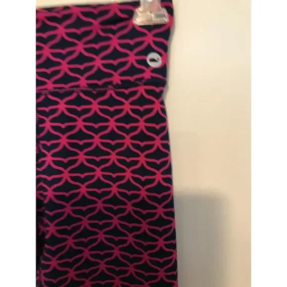 Vineyard Vines Whale Tail Around Town Patterned Leggings - Size EX Small - NWT - Picture 3 of 13